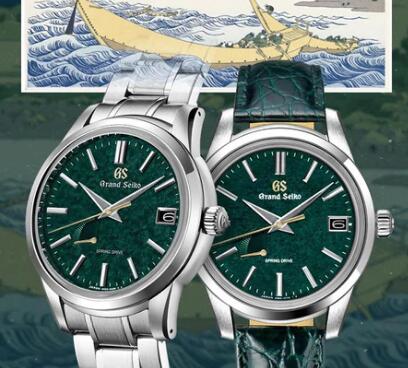 Grand Seiko Heritage Collection Spring Drive Chinese Limited Edition "Mt. Fuji Summer Green" SBGA453 Replica Watch